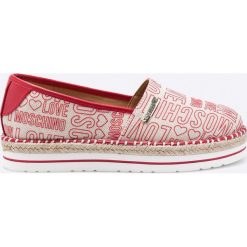 Love Moschino - Espadryle. Brązowe espadryle damskie marki Love Moschino, z materiału. W wyprzedaży za 279,90 zł.