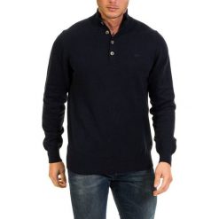 Golfy męskie: Sweter w kolorze granatowym