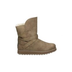 Śniegowce Skechers 44936-TPE. Niebieskie buty zimowe damskie marki Skechers. Za 263,62 zł.