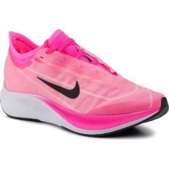 Buty NIKE - Zoom Fly 3 AT8241 600 Pink Blast/True Berry. Różowe buty sportowe damskie Nike, bez wzorów, z tworzywa sztucznego, sportowe, do biegania, nike zoom. Za 679,00 zł.
