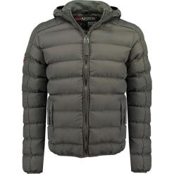 Kurtka zimowa "Bombe" w kolorze szarym. Szare płaszcze męskie Geographical Norway Men, na zimę, m, bez wzorów, bez kaptura. W wyprzedaży za 279,95 zł.