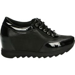 Półbuty - 278962R3050 B. Czarne creepersy damskie Venezia, ze skóry, sportowe. Za 349,00 zł.