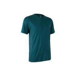 Koszulka do biegania RUN DRY+ BREATH męska. Niebieskie koszulki męskie KALENJI, m, bez wzorów, z poliesteru, bez kołnierzyka, bez rękawów, do biegania. Za 49,99 zł.