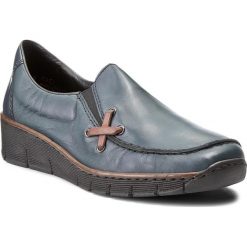 Półbuty damskie: Półbuty RIEKER – 53783-14 Blue