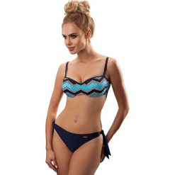 Bikini: Bikini w kolorze granatowo-biało-niebieskim