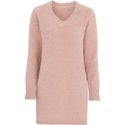 Cellbes Tunika z miękkiej szenili złamany róż female różowy 34/36. Różowe tuniki damskie Cellbes, na co dzień, bez wzorów, eleganckie, z dekoltem w serek, bez rękawów. Za 159,00 zł.