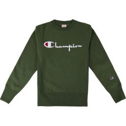Bejsbolówki męskie: CHAMPION Bluza męska Crewneck Sweatshirt Green r. XL (212576/GS536)