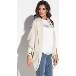 Luźny sweter oversize fb555. Brązowe kardigany damskie marki Fobya, s. Za 129,00 zł.