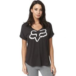 FOX T-Shirt Damski Responded Ss Vneck Rl Slve Xl Czarny. Czarne bluzki damskie marki FOX, xl. Za 117,00 zł.