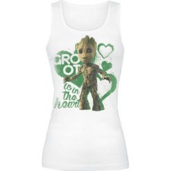 Topy damskie: Guardians Of The Galaxy 2 – Groot Is In The Heart Top damski biały