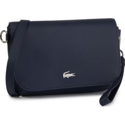 Torebka LACOSTE - S Crossover Bag NF2894DC Peacoat 021. Niebieskie listonoszki damskie Lacoste, z aplikacjami, ze skóry ekologicznej, na ramię, zdobione, bez dodatków. Za 629,00 zł.