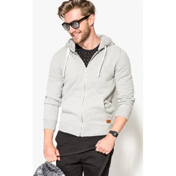 Confront Bluza Colorado , szary, rozmiar XL. Szare bluzy męskie Confront, xl, bez wzorów, z materiału, klasyczne, z kapturem, bez rękawów, z kapturem. W wyprzedaży za 69,99 zł.