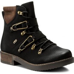 Botki damskie lity: Botki RIEKER - 92231-00 Schwarz Kombi