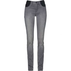Dżinsy z wygodnym paskiem bonprix szary denim. Szare jeansy damskie bonprix. Za 99,99 zł.