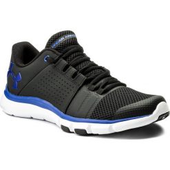 Buty UNDER ARMOUR - Ua Strive 7 1295778-004 Blk. Czarne buty fitness męskie marki Under Armour, z gumy, na sznurówki. W wyprzedaży za 189,00 zł.