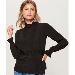 Koszula z wiskozy Gold Label - Czarny. Czarne koszule damskie Mohito, z wiskozy. Za 119,99 zł.