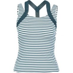 Topy sportowe damskie: B ACTIVE by Beachlife SPORTS PADDED Top pond stripe