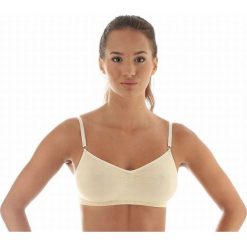 Biustonosze sportowe: Brubeck Biustonosz Bra beżowy r. 75A (BR00012)