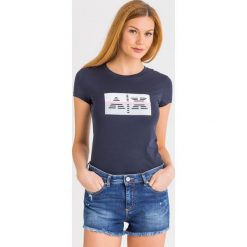 T-SHIRT armani exchange. T-shirty damskie Armani Exchange, m, bez wzorów, z materiału, bez kołnierzyka. Za 229,00 zł.