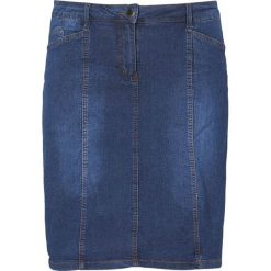 Zhenzi Spódnica Harriet denim blue female niebieski 44. Niebieskie spódniczki damskie Zhenzi, bez wzorów, z gumy, klasyczne. W wyprzedaży za 235,00 zł.