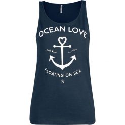Topy damskie: Urban Surface Ocean Love Top damski granatowy