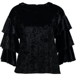 Bluzki damskie: Endless Rose CRUSHED TIERED SLEEVES Bluzka z długim rękawem black