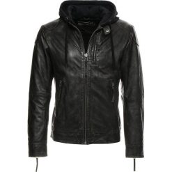 Kurtki męskie bomber: Freaky Nation Kurtka skórzana dark olive