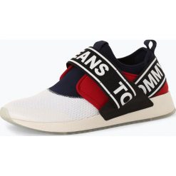 Tommy Jeans - Tenisówki męskie, niebieski. Niebieskie trampki męskie marki Tommy Jeans, bez wzorów, z jeansu, sportowe, bez zapięcia. Za 449,95 zł.