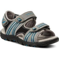Sandały męskie skórzane: Sandały GEOX – J S.Strada A J4224A 0CE14 C0415 M Grey/Blue