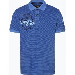 Camp David - Męska koszulka polo, niebieski. Niebieskie koszulki męskie Camp David, xl, bez wzorów, z bawełny, wakacyjne, bez rękawów. Za 229,95 zł.