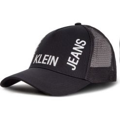 Czapka z daszkiem CALVIN KLEIN JEANS - J Trucker Mesh Cap K50K504321 016. Czarne czapki z daszkiem damskie marki Calvin Klein Jeans, z bawełny. Za 159,00 zł.