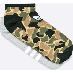 Adidas Originals - Skarpety (2-Pack). Szare skarpetki męskie marki adidas Originals, bez wzorów, z elastanu. W wyprzedaży za 49,90 zł.