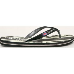 Pepe Jeans - Japonki Hawi Banner. Niebieskie kapcie męskie Pepe Jeans, z jeansu. Za 89,90 zł.