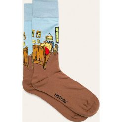 HotSox - Skarpetki Vincent Van Gogh Bedroom in. Niebieskie skarpetki męskie HotSox, bez wzorów, z bawełny. Za 49,90 zł.