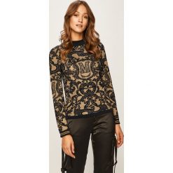 Scotch & Soda - Sweter. Czarne swetry damskie Scotch & Soda, s, bez wzorów, z bawełny, bez rękawów, bez kaptura. W wyprzedaży za 499,90 zł.