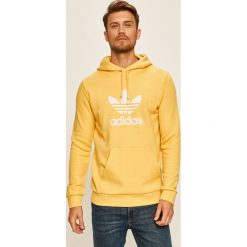 Adidas Originals - Bluza. Żółte bluzy męskie adidas Originals, s, z nadrukiem, z elastanu, z kapturem, bez rękawów, z kapturem. Za 249,90 zł.