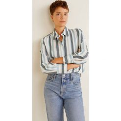 Mango - Koszula Basicp2. Zielone koszule body marki Mango, xl, z poliesteru, casualowe. Za 89,90 zł.