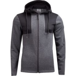 Bluza męska BLM603 - ciemny szary melanż - Outhorn. Szare bluzy męskie Outhorn, m, bez wzorów, z elastanu, z kapturem, bez rękawów, bez kaptura. W wyprzedaży za 89,99 zł.