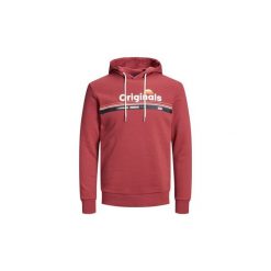 Bluzy Jack Jones 12160123 WILMER. Czerwone bluzy męskie Jack & Jones, xl, bez wzorów, bez kołnierzyka, bez rękawów, bez kaptura. Za 99,15 zł.