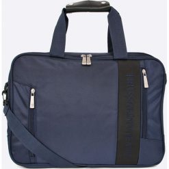 Trussardi Jeans - Torba. Niebieskie torby na laptopa Trussardi Jeans, w paski, z poliesteru, casualowe. W wyprzedaży za 159,90 zł.