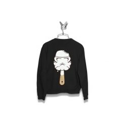 Bluza Trooper na patyku Męska. Czarne bluzy damskie Failfake, m, bez wzorów, bez kołnierzyka, bez rękawów, bez kaptura. Za 170,00 zł.