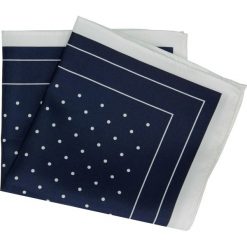 Poszetka special granatowy 214. Niebieskie poszetki męskie Recman, bez wzorów. Za 29,00 zł.