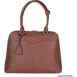 Torba na laptopa DIAMOND COUTURE COGNAC. Brązowe torby na laptopa Pakamera, bez wzorów, ze skóry, eleganckie. Za 1299,00 zł.