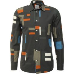 Wood Wood DESSY Koszula black patchwork. Czarne koszule męskie marki Wood Wood, m, z bawełny. Za 589,00 zł.