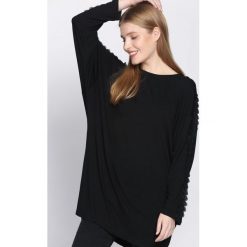 Czarna Tunika Sureness. Czarne tuniki damskie marki DOMYOS, z bawełny, street. Za 44,99 zł.
