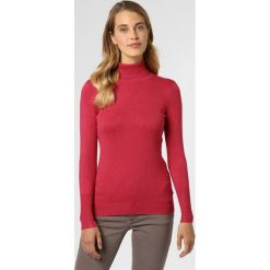 Marie Lund - Sweter damski, różowy. Różowe swetry damskie Marie Lund, bez wzorów, z dzianiny, eleganckie, bez rękawów, bez kaptura. Za 129,95 zł.