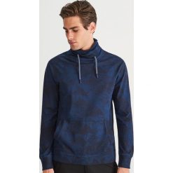 Bluza ze stójką - Granatowy. Niebieskie bluzy męskie marki QUECHUA, m, z elastanu. Za 79,99 zł.