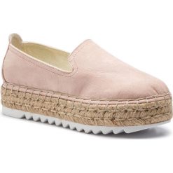 Espadryle BULLBOXER - 009005F4T Skin. Różowe espadryle damskie Bullboxer, bez wzorów, z tworzywa sztucznego, bez obcasa, na koturnie. W wyprzedaży za 149,00 zł.