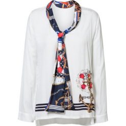 Desigual bluzka damska Blus Indira L biała. Białe bluzki damskie Desigual, l, bez wzorów, bez kołnierzyka, bez rękawów. W wyprzedaży za 219,00 zł.