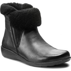 Botki CAPRICE - 9-25456-29 Black Comb 019. Czarne botki damskie skórzane Caprice. W wyprzedaży za 299,00 zł.